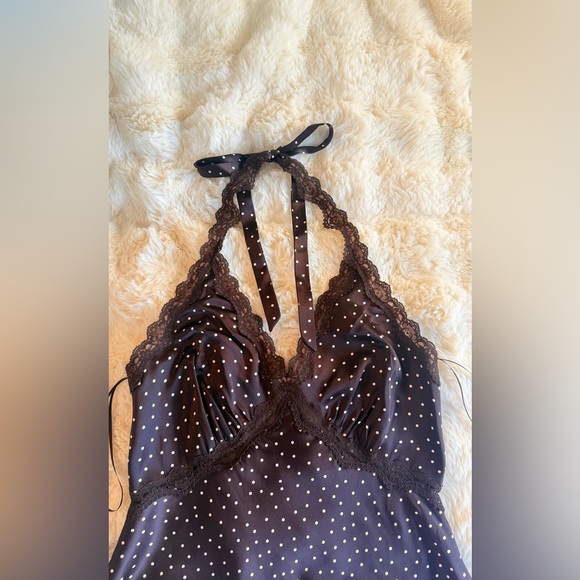 Reformation Monica Silk Top In Colette Dot, NWOT, NEVER WORN, NO FLAWS. - Picture 6 of 10